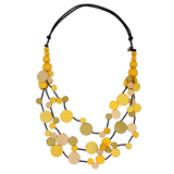 Sylca TG22N02Y Yellow Multi Strand Millie Necklace