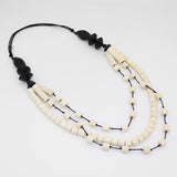 Sylca TG24N03 Cream Multi-Chain Cassidy Necklace