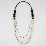 Sylca TG24N03 Cream Multi-Chain Cassidy Necklace