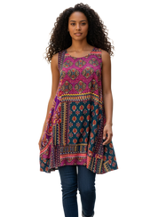 Windhorse Trading SD196PU PURPLE Shree Light Sundress