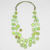 Sylca UN23N06LM Lime Iridescent Arabella Necklace
