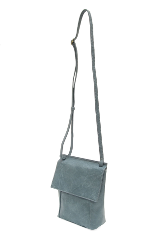 Joy Susan L8259-56 CHAMBRAY Jensy Front Flap Crossbody Handbag