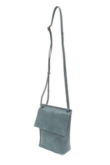 Joy Susan L8259-56 CHAMBRAY Jensy Front Flap Crossbody Handbag
