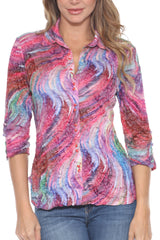 Carine BC15920VD Vibrant Dance Sabrina Shirt