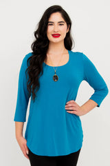 Blue Sky 4633WV WAVE Bamboo 3/4 Sleeve Jazz Top