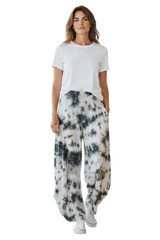 Windhorse Trading NP168WT WHITE 100% Cotton Tie Dye Stitched Pant