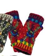 Kathmandu Imports WL-287RD RED One Size Wool Hand Warmers