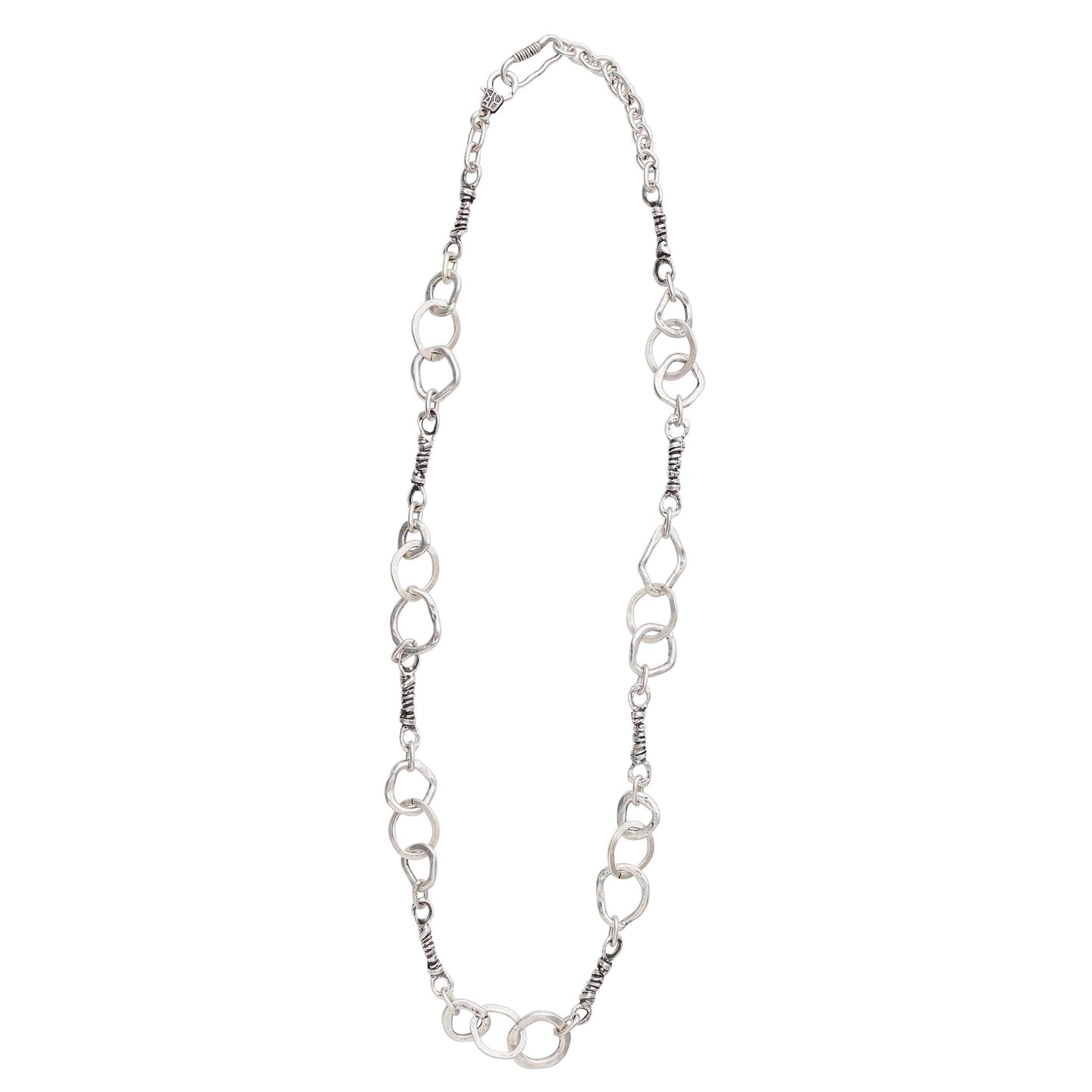 Chanour 3993 Handmade Chain Pewter Necklace