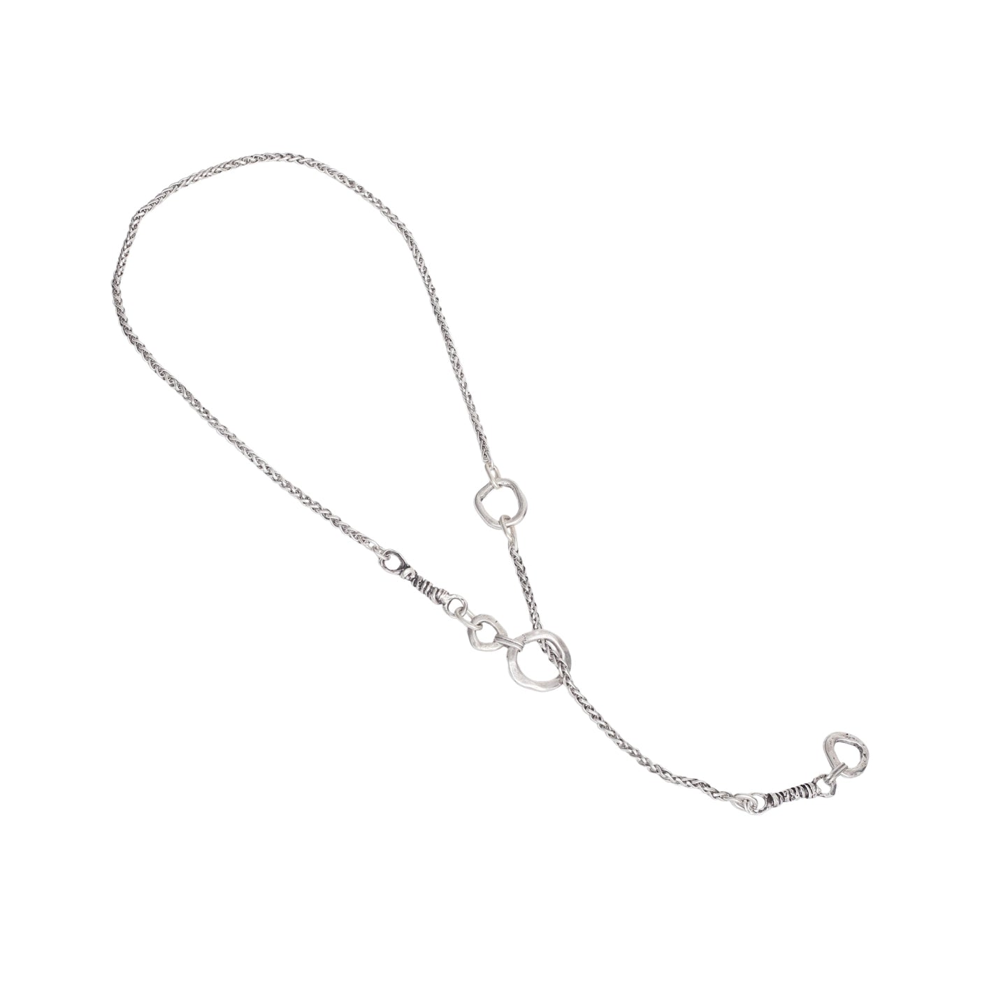 Chanour 3927 Handmade Silver Plated Pewter Necklace