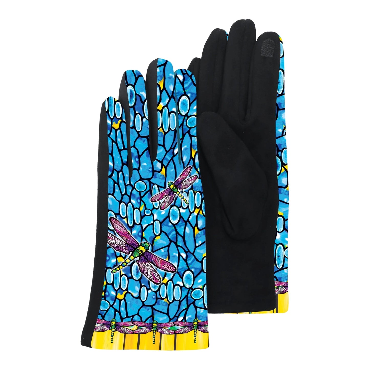 RainCaper G-M57 Tiffany Dragonfly One Size Womens Touch Screen Gloves