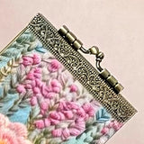 Cathayana CHR-C1 Digital Embroidery Floral Print Card Holder with RFID Protection