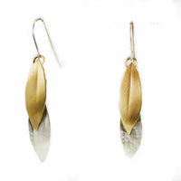 Whitney Designs E3513 Elegant Links Earrings Sterling and Brass