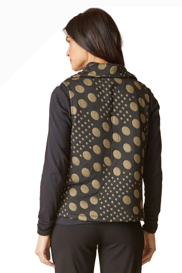 Habitat 29822UM UMBER On The Dot Layering Vest With Pockets