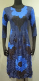 Alquema ADC544IW Indigo Way 3/4 Sleeve Smash Pocket Dress