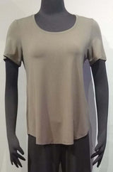 Blue Sky 45220611 KHAKI Tessa Short Sleeve Tee