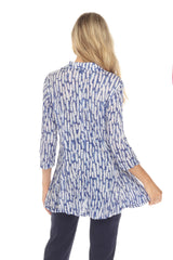 Carine BS24985 BLUE TRACE Selena Shirt