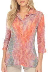 Carine BC15403 Horizon Lines Sabrina Shirt