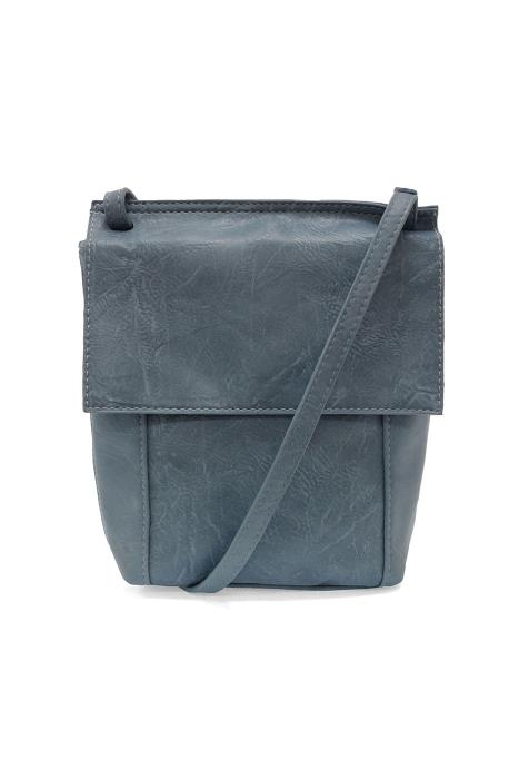 Joy Susan L8259-56 CHAMBRAY Jensy Front Flap Crossbody Handbag