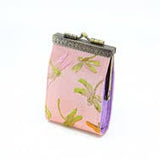 Cathayana CHR-7 LIGHT PINK Dragonfly Brocade Card Holder with RFID Protection