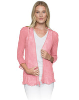Lost River 869-20 BABY PINK Tissue Knit One Size Maui Jacket