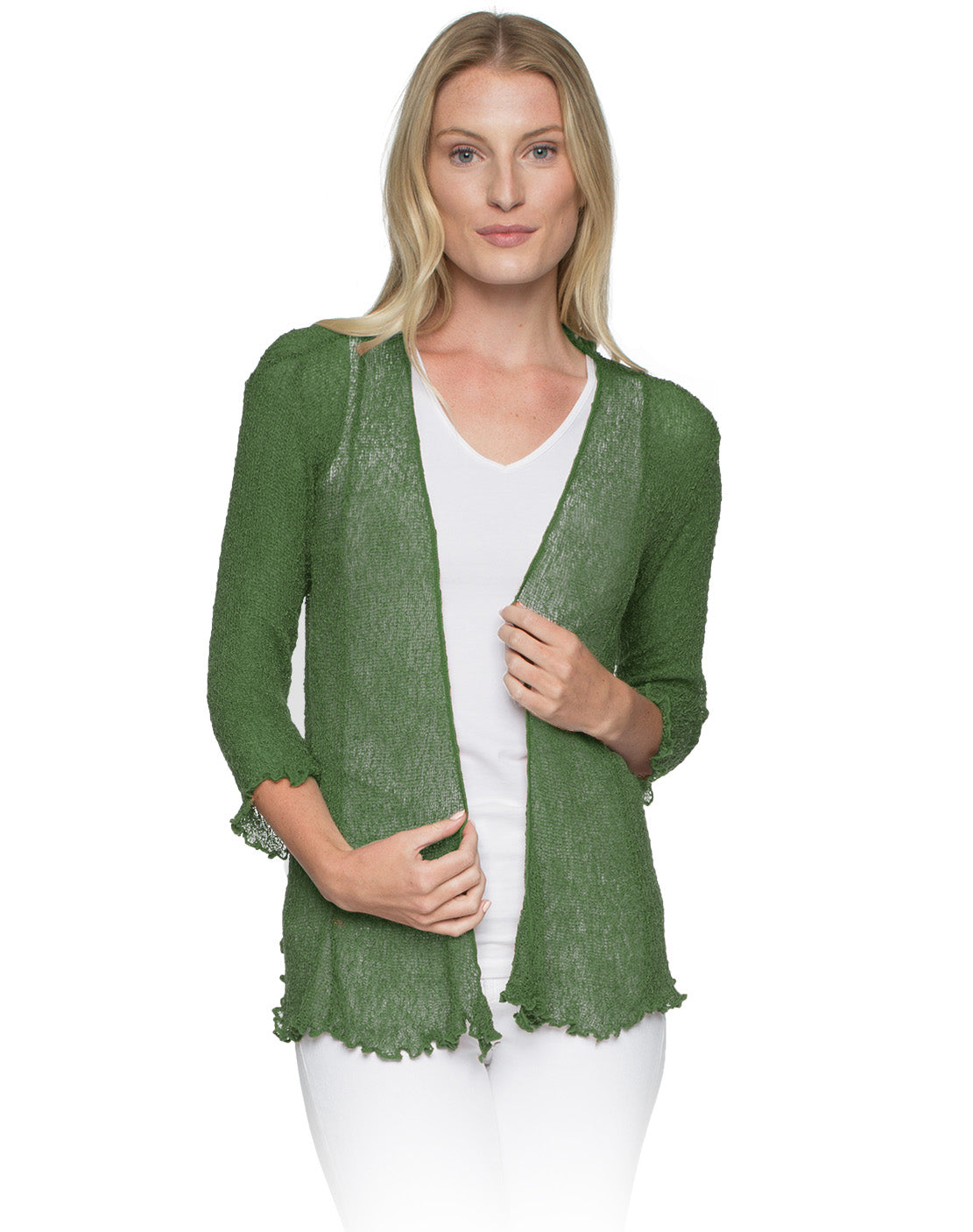 Lost River 869-34 MOSS Tissue Knit One Size Maui Jacket