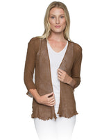 Lost River 869-35 GOLDEN BRONZE Tissue Knit One Size Maui Jacket