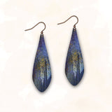DC Designs ME17LE Blue Forest UV Giclée Printed Earrings With Copper Ear Wires