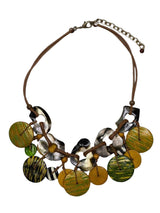 Alisha D NT463A Olive Medium Length Necklace With Lobster Closure