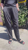 Clara Sunwoo PT20 - Black Full Length Tapered Leg Knit Pocket Pant