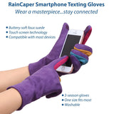 RainCaper GMULTI3 Texting Gloves Multi Purple/Brights
