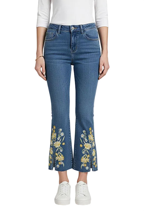 Ethyl Z48BWSWT KIMBERLY Come To My Garden Jeans