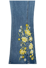 Ethyl Z48BWSWT KIMBERLY Come To My Garden Jeans