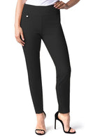 SlimSation BLACK Wide Band Pull-On Ankle Legging M30710PMBK