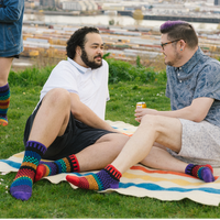 Solmate Socks GEMSTONE Upcycled Cotton Poly Blend Crew Socks