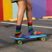 Solmate Socks GEMSTONE Upcycled Cotton Poly Blend Crew Socks