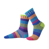 Solmate Socks BLUEBELL Upcycled Cotton Poly Blend Crew Socks