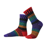 Solmate Socks GEMSTONE Upcycled Cotton Poly Blend Crew Socks