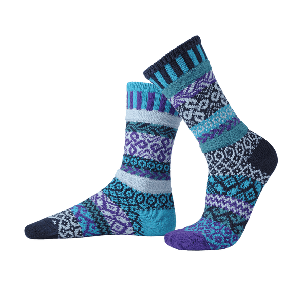 Solmate Socks WATER Upcycled Cotton Poly Blend Crew Socks
