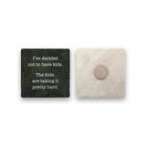Paisley & Parsley PS-114 HAVE KIDS Polka Spots Marble Coaster