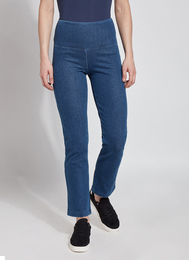 Lyssé 6176MW Lyden Mid-Wash Straight Leg Jeans