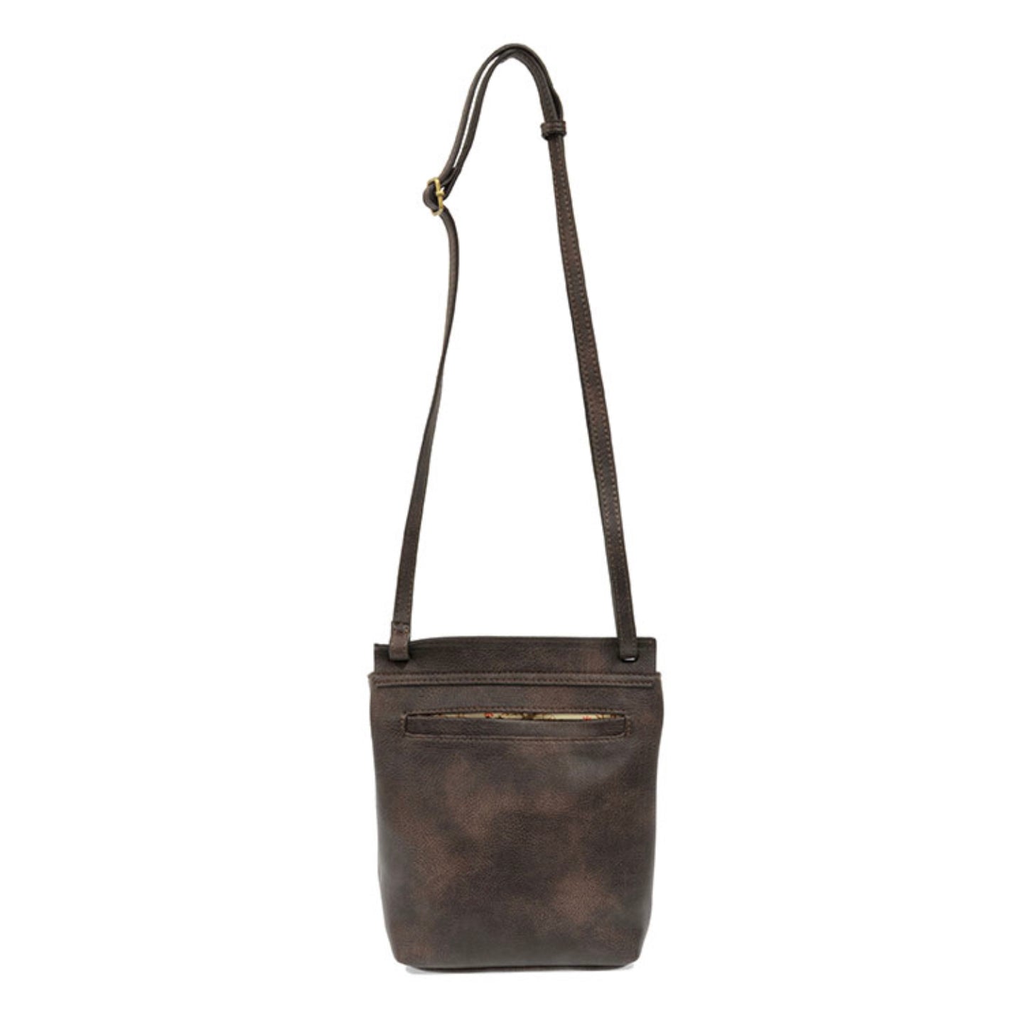 Joy Susan L8060-63 DARK OAK Aimee Front Flap Crossbody Handbag