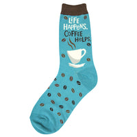 Foot Traffic 6967 COFFEE LIFE Women's Socks
