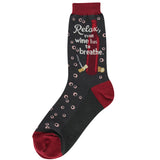 Foot Traffic 7015 RELAX WINE Women's Socks