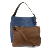 Joy Susan L8008-113 CELESTIAL BLUE Hobo Handbag With Coffee Handle