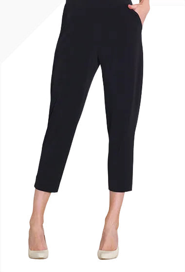 Clara Sunwoo CBP20 - Black Crop Knit Pocket Pant