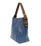 Joy Susan L8008-113 CELESTIAL BLUE Hobo Handbag With Coffee Handle