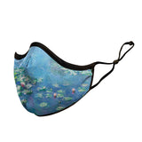 RainCaper MONET WATER LILIES Face Mask