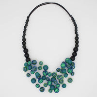 Sylca TG22N16GN Green Strand Ada Necklace