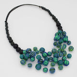 Sylca TG22N16GN Green Strand Ada Necklace