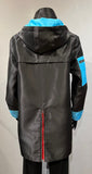 Oopéra J3201W1 Black & Multicolor Trim Stadium Jacket & Raincoat